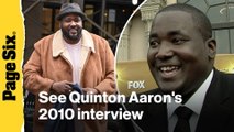 See 'The Blind Side' actor Quinton Aaron's interview from 2010 amid hospitalization