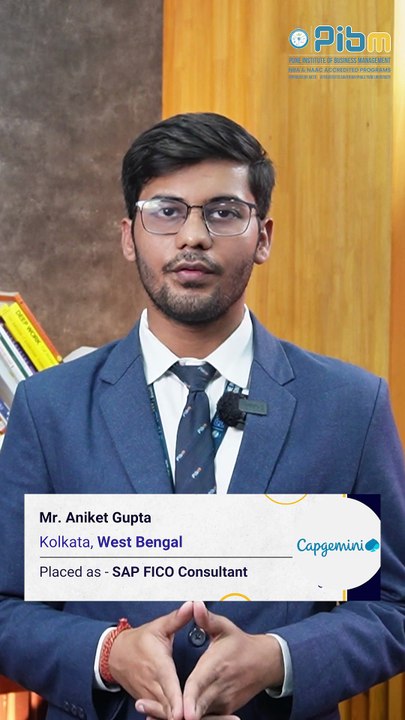 PIBM to Capgemini | SAP FICO Consultant | MBA & PGDM Placements | Batch 2024–26
