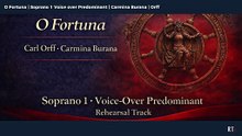 O Fortuna ( C. Orff | Carmina Burana) Soprano 1 Voice over predominant