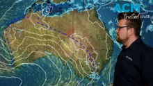 Heat easing in the south-east, hot in Western Australia, storms in the north