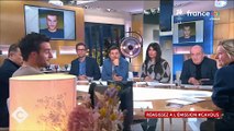 L'émotion du chanteur Amir,  dans 