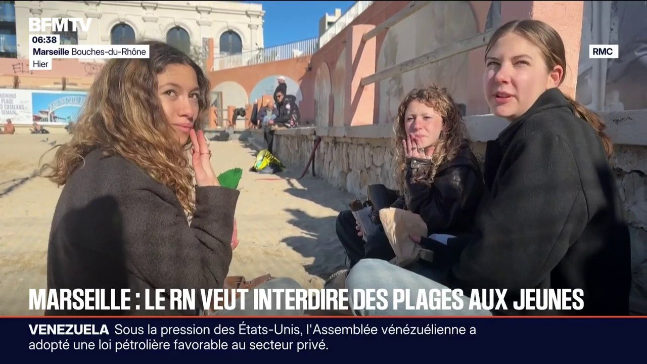 Le candidat RN aux municipales de Marseille propose d'interdire certaines plages "aux jeunes"