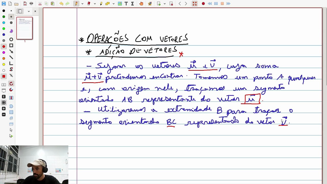 VETORES: Operações Com Vetores: Adição de Vetores | VET&GEO-A1.15