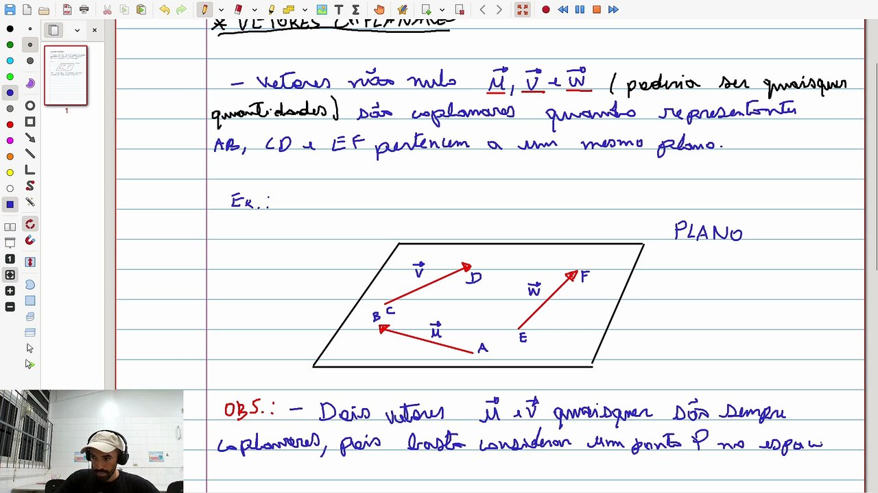 VETORES: Vetor: Vetores Coplanares | VET&GEO-A1.14