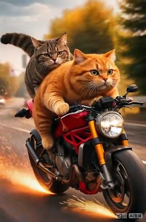When Cats Discover Motorcycles 😳