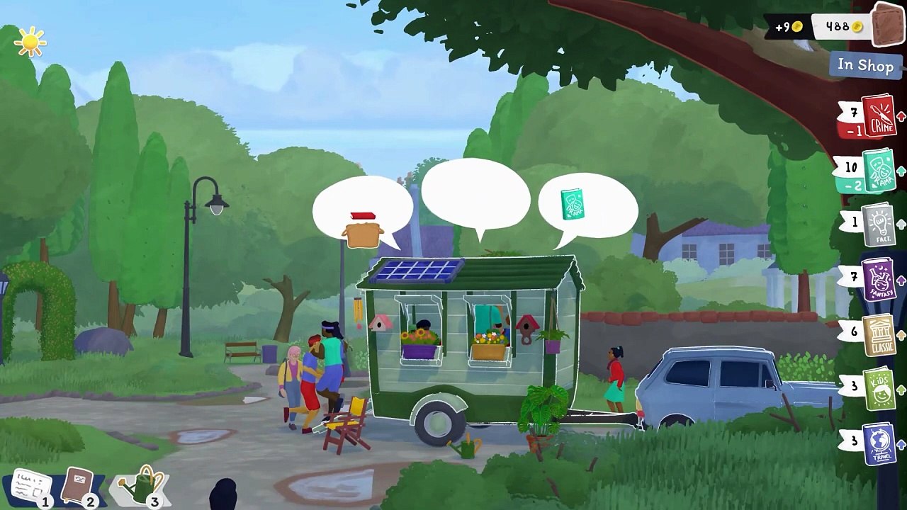 In Tiny Bookshop verkauft ihr Bücher an eine kleine Stadt