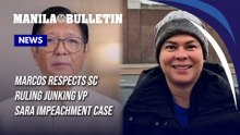 Marcos respects SC ruling junking VP Sara impeachment case