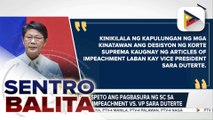 Kamara, nirerespeto ang pagbasura ng Supreme Court sa motion for reconsideration ng articles of impeachment vs. VP Sara Duterte | ulat ni Vel Custodio