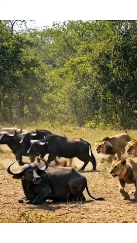 Buffalos Vs Lions