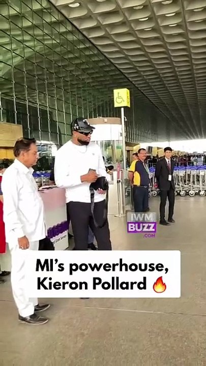 The ultimate Mumbai Indians game-changer: Kieron Pollard spotted at Mumbai airport