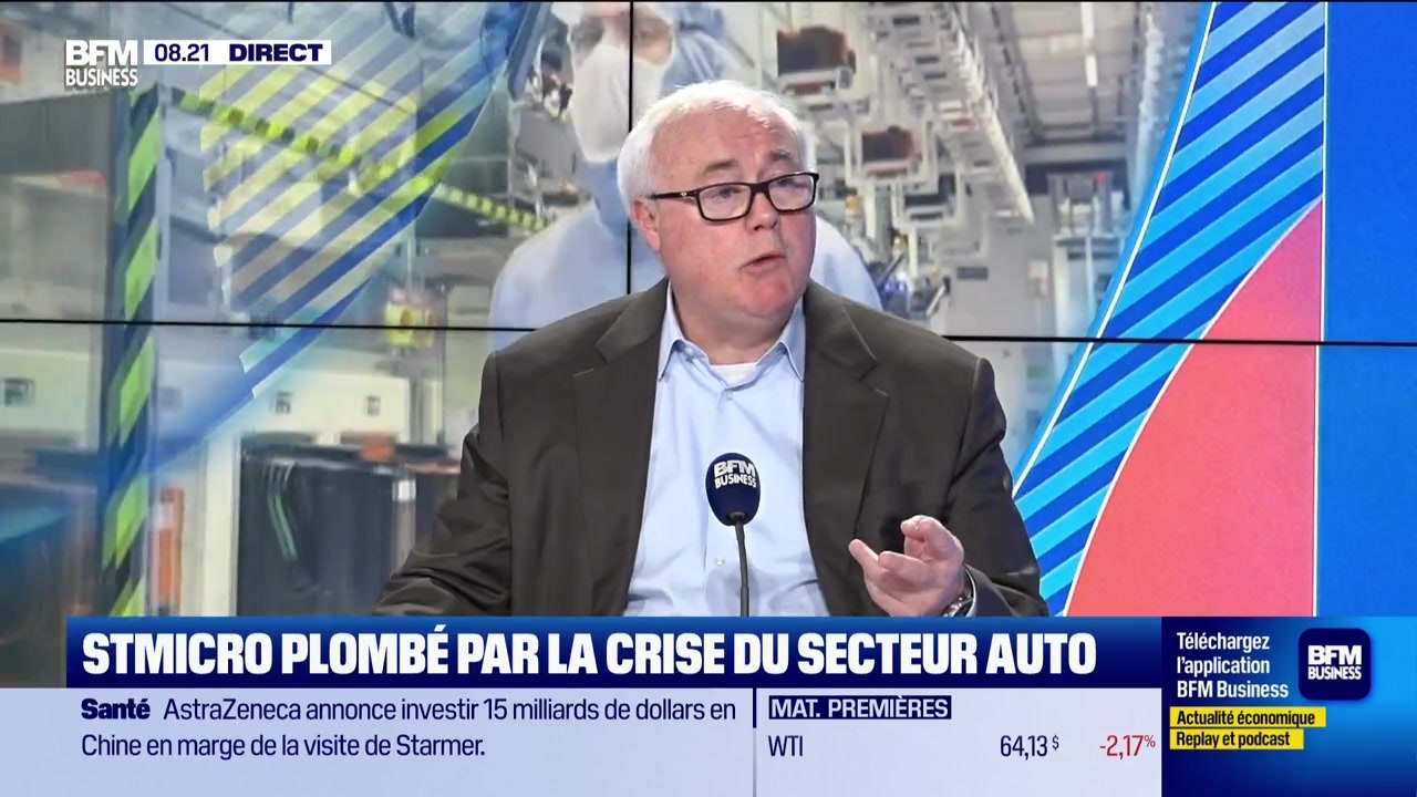 French Tech : STMicroelectronics, plombé par la crise du secteur auto - 30/01