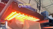 499mm 1100w screen printing quartz flash cures bulb haolgen quartz tube quartz flash dryer