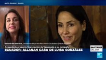¿Por qué la Policía ecuatoriana allanó la residencia de la excandidata presidencial Luisa González?