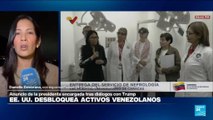 Delcy Rodríguez asegura que activos venezolanos están siendo desbloqueados en EE. UU.