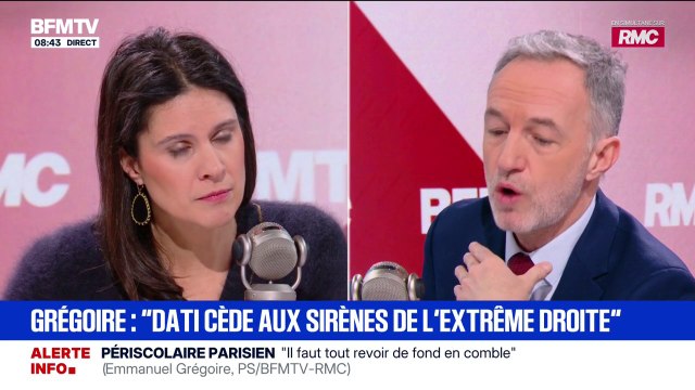 Municipales à Paris: Rachida Dati à bien des égards, cède aux sirènes de l'extrême droite , assure Emmanuel Grégoire, candidat de la gauche unie
