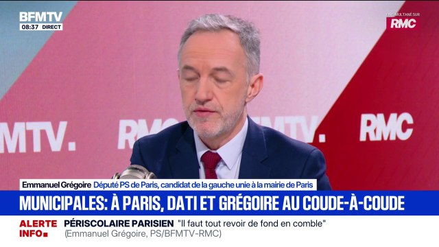 Emmanuel Grégoire, candidat de la gauche unie à la mairie de Paris, dénonce le cynisme et l'opportunisme de Sophia Chikirou