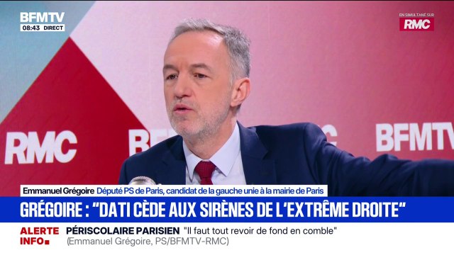 Municipales à Paris: Quand je serai maire, il n'y aura plus de tentes dans l'espace public , assure Emmanuel Grégoire, candidat de la gauche unie