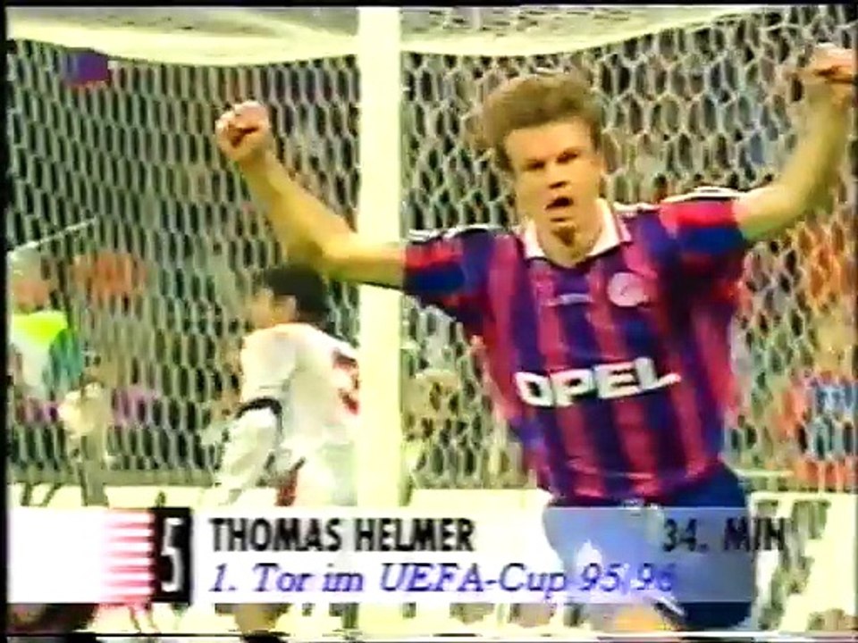 Bayern Munich v Bordeaux UEFA Cup Final 1st Leg 01-05-1996