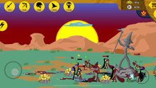 Stick War Legacy Gameplay (Advanced Normal/Hard/Insane Classic Campaign Part 9) Storm the Rebel Mage Camp #stickwarlegacy#stickwar#videogames
