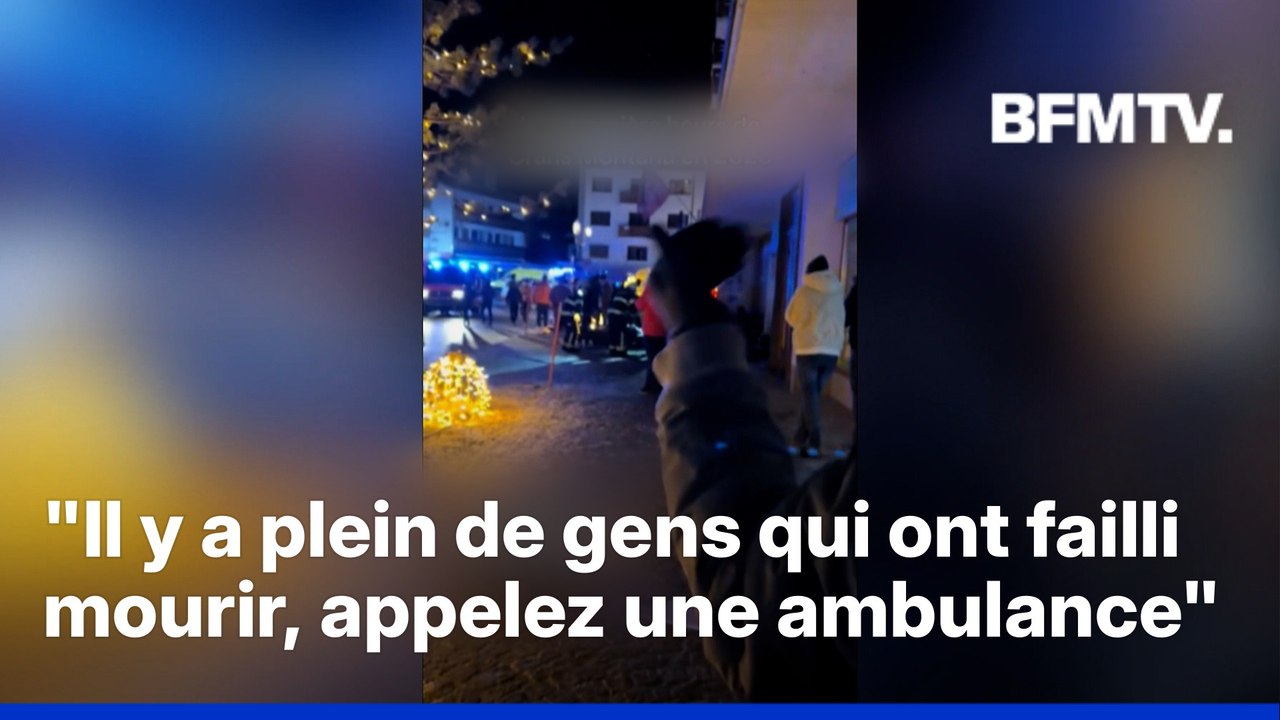 DOCUMENT BFMTV: "Il y a plein de gens qui ont failli mourir madame, appelez une ambulance",  les enregistrements des appels au secours à Crans-Montana