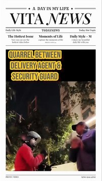 Conflict at the Gate: Security vs. Delivery 🛑📦 #SecurityGuard #IndiaNews #PublicConflict