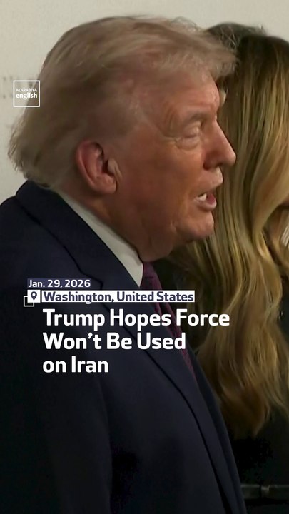 Trump Hopes Force Won’t Be Used on Iran