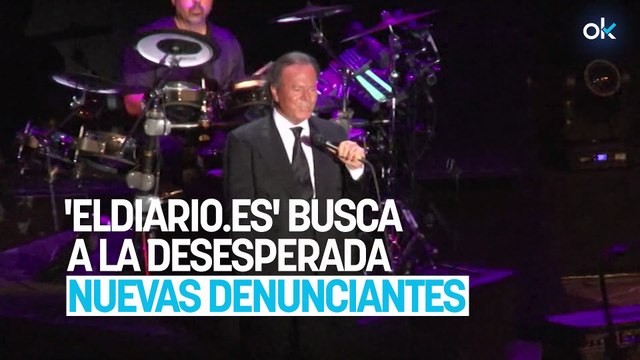 ‘eldiario.es’ busca a la desesperada nuevas denunciantes contra Julio Iglesias tras el fiasco: Te cuidaremos mucho