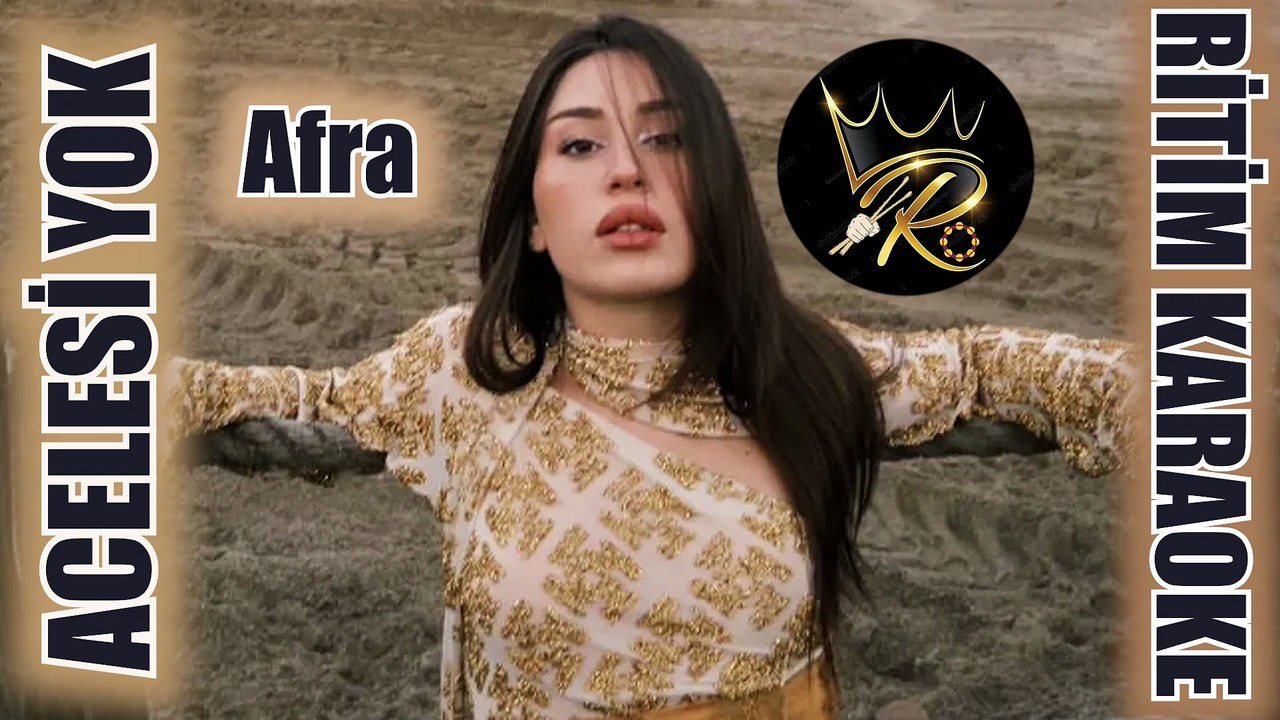 Acelesi Yok - Afra ✩ Ritim Karaoke (Beste Afra)