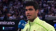 Carlos Alcaraz y a toujours cru face à Alexander Zverev en demi-finale de l'Open d'Australie : Je savais que ma chance allait venir