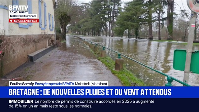 Bretagne: l'Ille-et-Vilaine et le Morbihan sont à nouveau en vigilance orange crues