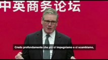 Starmer: veri progressi nei rapporti tra Regno Unito e Cina