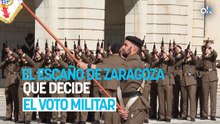 El PP y Vox se disputan el escaño de Zaragoza que decide el voto militar