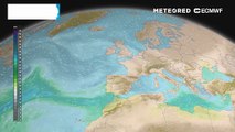 Un fiume atmosferico prodotto dal contrasto tra l'aria artica che ha invaso glu USA e l'aria tropicale del Golfo del Messico è in arrivo sull'Europa Meridionale