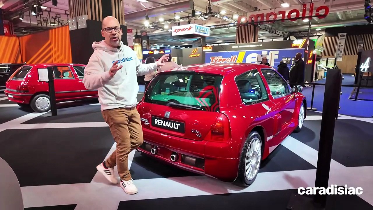 La Renault Clio V6 est LE Modèle à ne pas rater sur le stand Renault à Rétromobile