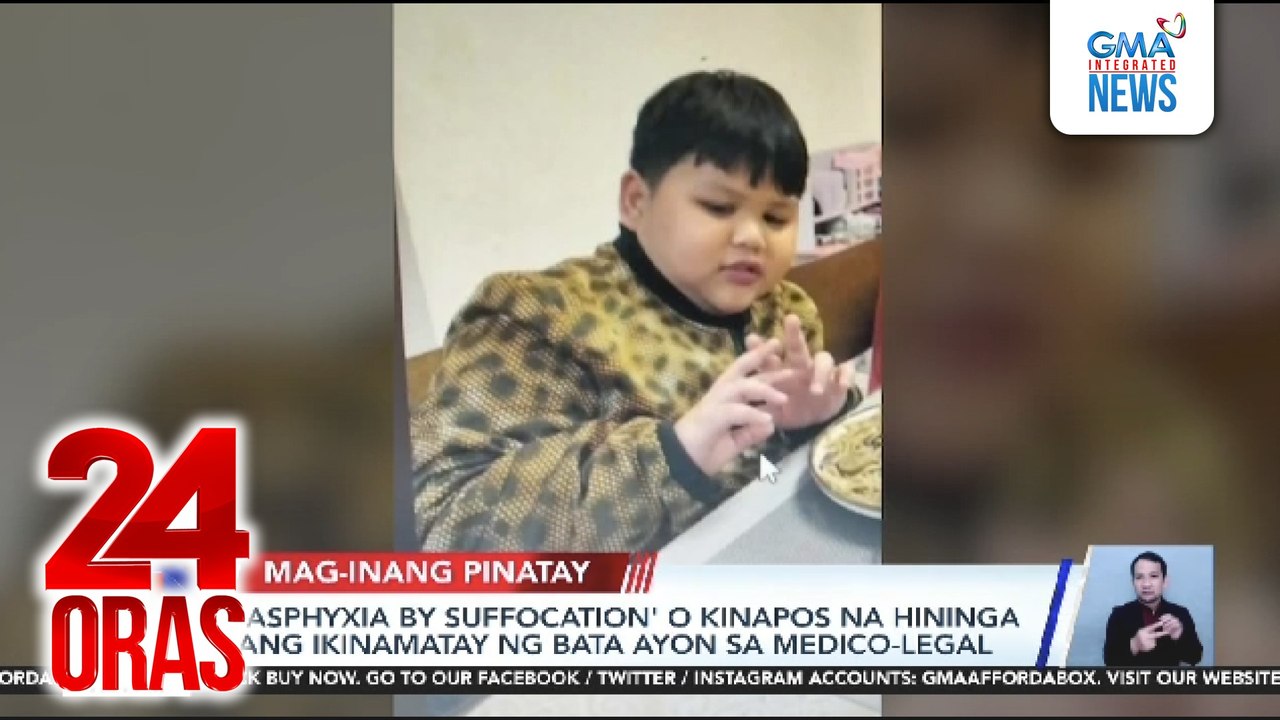 8-anyos na anak ng biktimang pulis, natagpuang ptay at balot ng plastic | 24 Oras