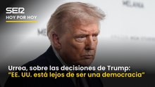 Urrea, sobre las decisiones de Trump: "Estados Unidos está muy lejos de ser una democracia de naturaleza plena"