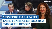 Montero vuelve a dar la nota en el funeral por las víctimas de Adamuz: el show de los besos