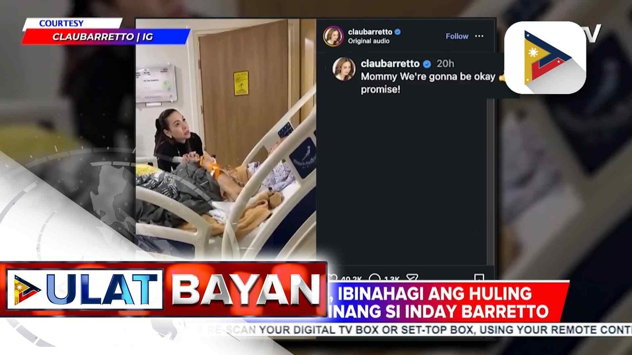 Claudine Barretto, ibinahagi ang huling sandali kasama ang inang si Inday Barretto; Chelsea Fernandez, itinanghal bilang tourism ambassadress ng Sultan Kudarat | ulat ni Ice Martinez