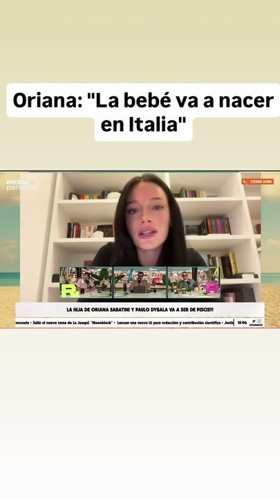A semanas del parto, Oriana Sabatini confirmó el lugar del nacimiento de su hija y estalló la polémica