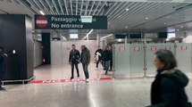 Lazio, l'arrivo di Przyborek all'aeroporto di Fiumicino