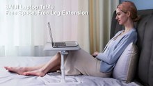 Amazon.com - Laptop Table Bedroom Table Laptop Table With Engraved Cup Holder and Tablet