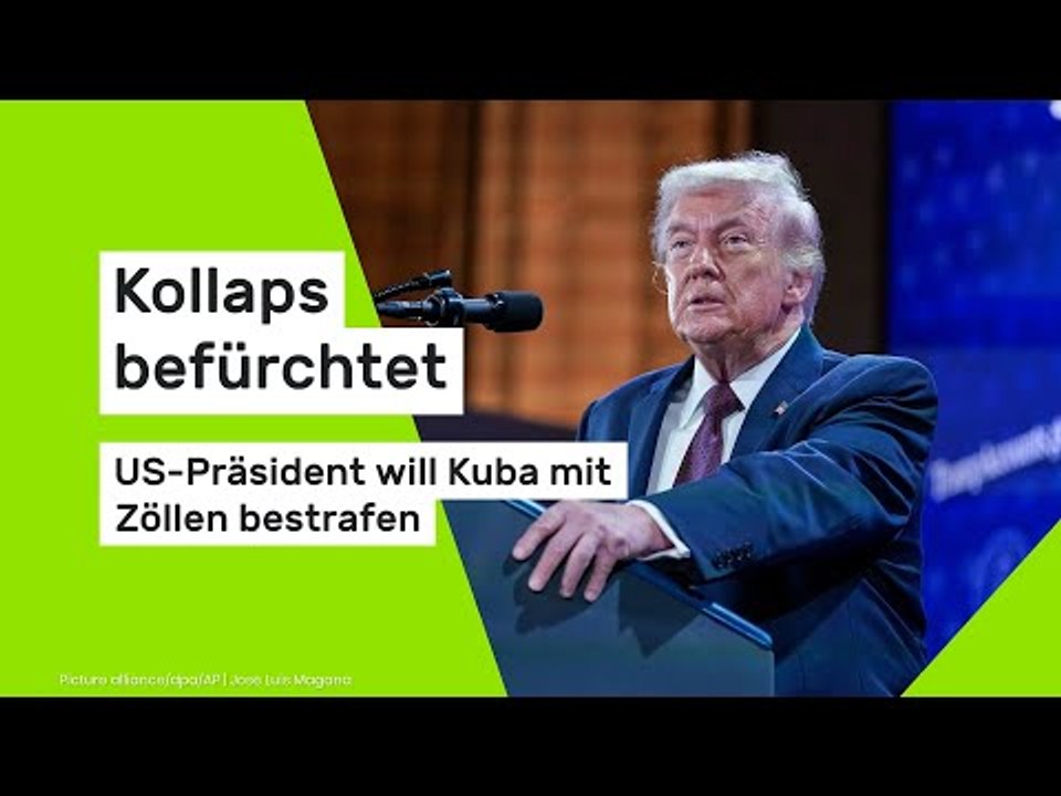 Donald Trump: Kollaps befürchtet - US-Präsident will Kuba mit Zöllen bestrafen