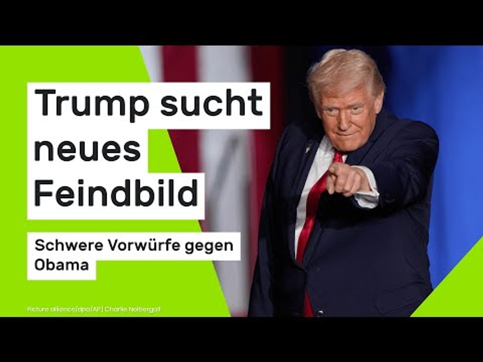 Trump sucht neues Feindbild - schwere Vorwürfe gegen Obama