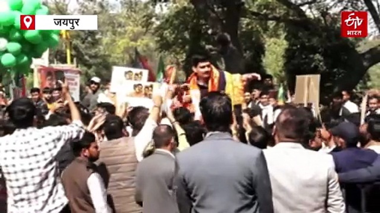 मदन राठौड़ बोले- कांग्रेस में परिवार फर्स्ट, बीजेपी में नेशन फर्स्ट, भाजयुमो प्रदेशाध्यक्ष शंकर गोरा ने कही ये बात