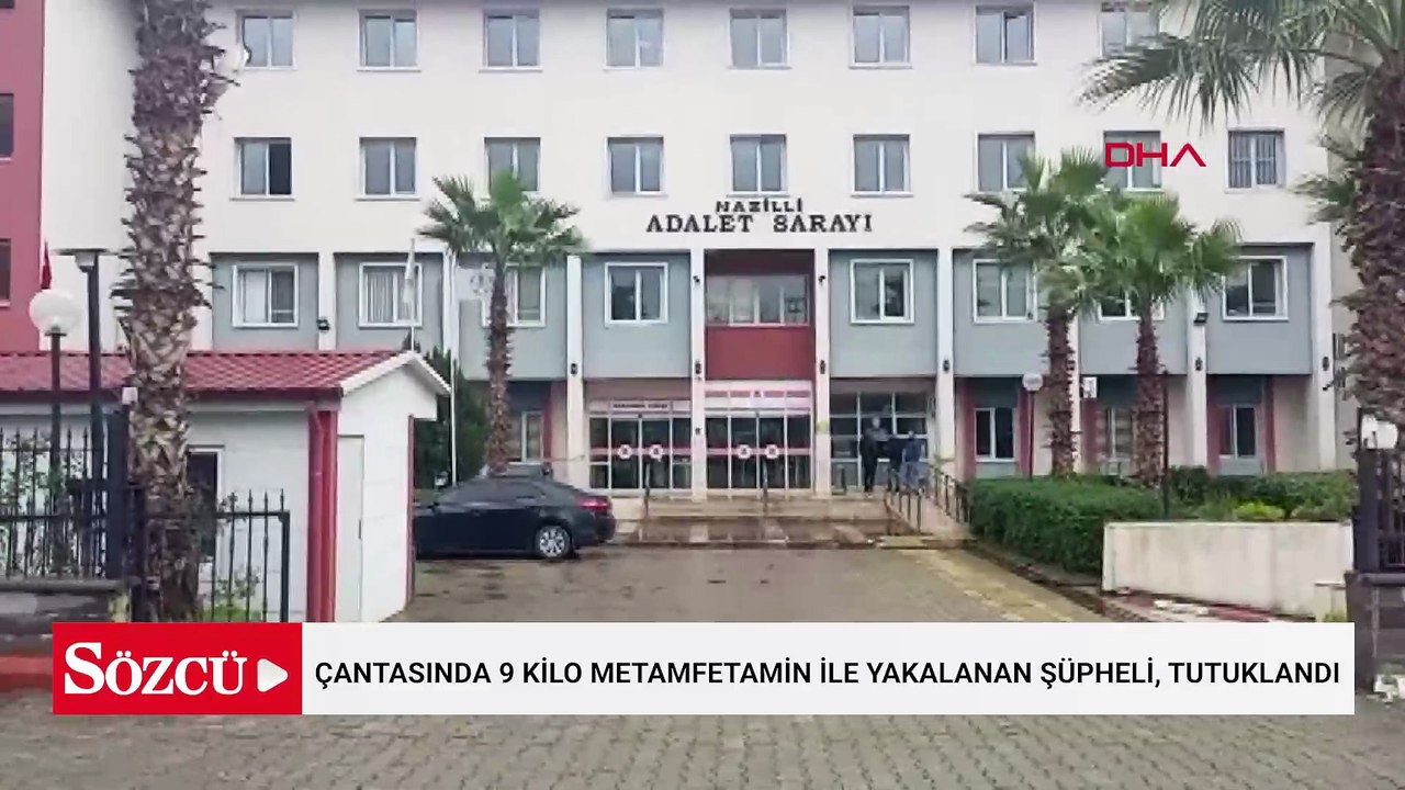 Çantasında 9 kilo metamfetamin ile yakalanan şüpheli, tutuklandı