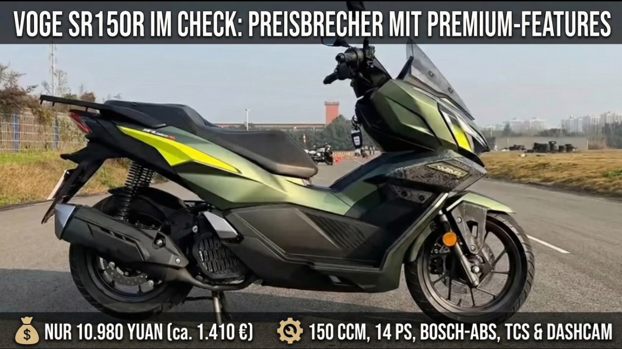 2026 Voge SR150R: Das bietet der günstige 150er Roller
