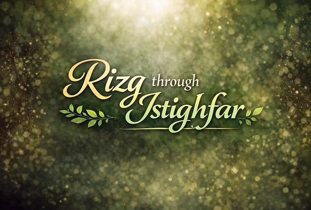 Rizq through Istighfar