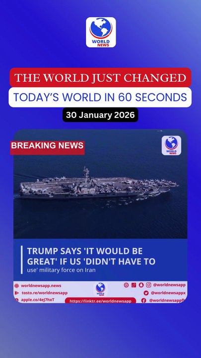 Trump says 'it would be great' if US 'didn't have to use' military force on Iran