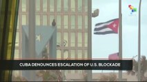 FTS 10:30 30-01: Cuba denounces escalation of U.S. blockade