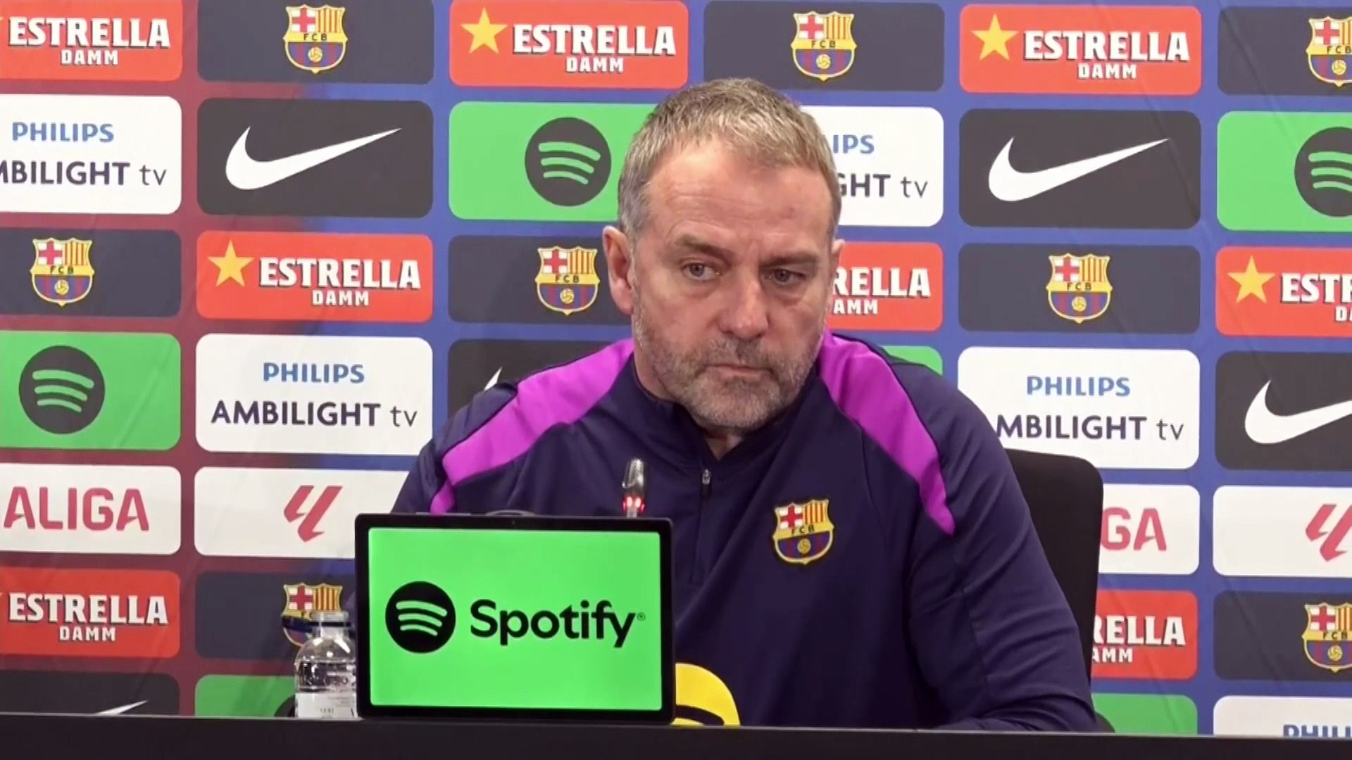 Hansi Flick: "¿Dro? He cambiado de opinión"